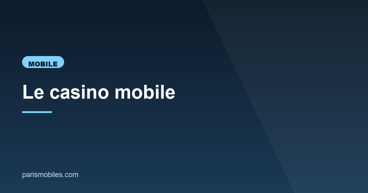 Illustration de l'article consacré au casino mobile